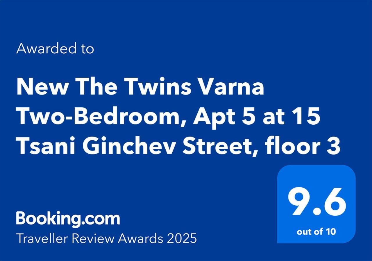 New The Twins Varna Two-Bedroom, Apt 5 At 15 Tsani Ginchev Street, Floor 3 Exterior photo